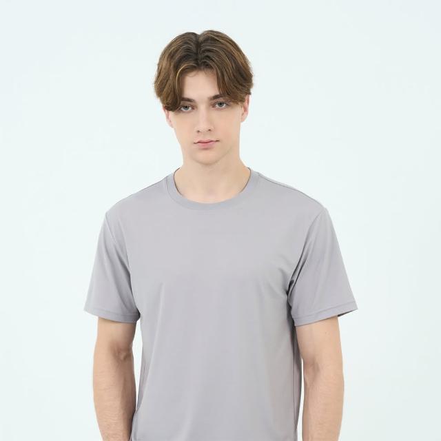 【GIORDANO 佐丹奴】男裝短袖上衣 Easy Care Easy Go系列(14 淺灰)