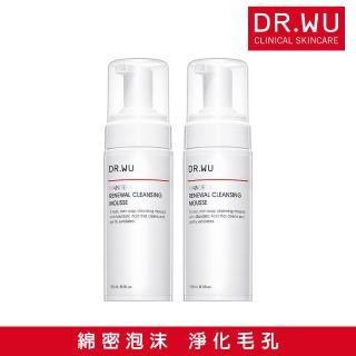【DR.WU 達爾膚】杏仁酸煥膚潔顏慕斯150ML(2入組)