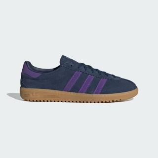 【adidas 愛迪達】Brmd 男 運動休閒鞋 舒適 復古 穿搭 麂皮 深藍 紫(JH5457)