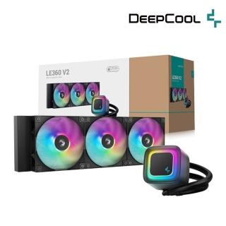 【DeepCool】九州風神 LE360 V2 CPU一體式360水冷散熱器(黑色)