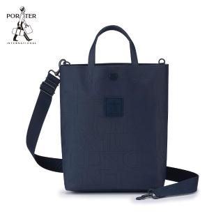 【PORTER INTERNATIONAL】雷雕新韻RENEW托特包M(深藍)