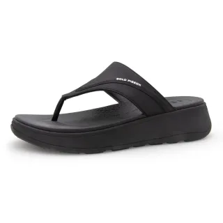 【G.P】G-LUX女款厚底舒適夾腳拖鞋G5658W-黑色(SIZE:35-39 共二色)