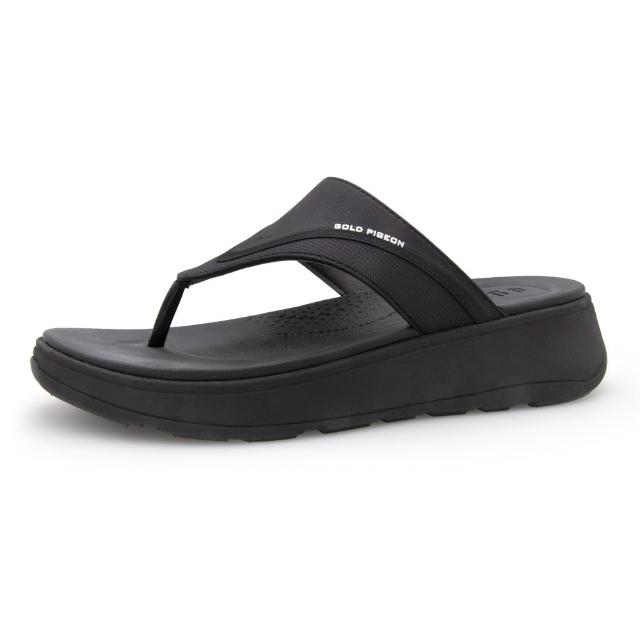 【G.P】G-LUX女款厚底舒適夾腳拖鞋G5658W-黑色(SIZE:35-39 共二色)