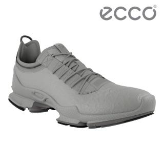 【ecco】BIOM C M 銷售冠軍自然律動抗撕真皮健步鞋 男鞋(鴿子灰 80044401539)