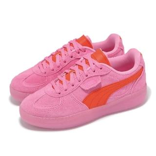 【PUMA】休閒鞋 Palermo Moda Xtra Wns 女鞋 粉 復古 麂皮 厚底 增高 德訓鞋(398534-01)