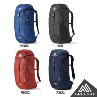 【Gregory官方直營】24L ARRIO 多功能 登山揹包 登山包 後揹包 水袋包(帝國藍 碳黑 磚石紅 火花藍)