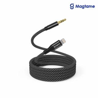 【Magtame】O-MagCable Lightning to 3.5mm 磁性快收納音源轉接線 1M