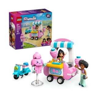 【LEGO 樂高】Friends 42643 棉花糖攤和摩托車(商店玩具 兒童玩具 交通工具玩具 禮物)