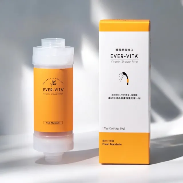 【韓國進口 EVER-VITA】除氯香氛蓮蓬頭濾芯(三入組)(5款香味任選)