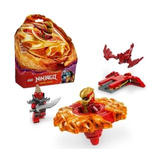 【LEGO 樂高】旋風忍者系列 71823 赤地的猛龍旋風忍術陀螺(忍者積木 陀螺 兒童玩具 猛龍崛起 禮物)