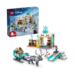 【LEGO 樂高】迪士尼公主系列 43256 安娜的雪橇冒險(冰雪奇緣 迪士尼公主 幼兒積木 兒童玩具 禮物)