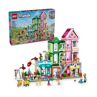 【LEGO 樂高】Friends 42670 心湖城公寓和商店(娃娃屋 商店玩具 兒童玩具 積木 禮物)