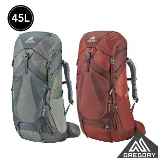 【Gregory官方直營】女 45L MAVEN 登山揹包 XS/S S/M 氦灰綠 紫檀紅(抗撕裂 耐用 登山包 多日登山 水袋包)
