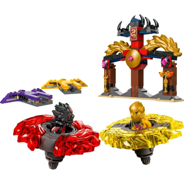 【LEGO 樂高】旋風忍者系列 71826 猛龍旋風忍術戰鬥組(忍者積木 兒童玩具 猛龍崛起 禮物)