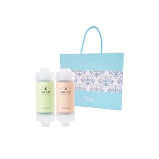 【韓國進口 EVER-VITA】除氯香氛蓮蓬頭濾芯-臺灣森境禮盒(2支入 臺灣總代理)