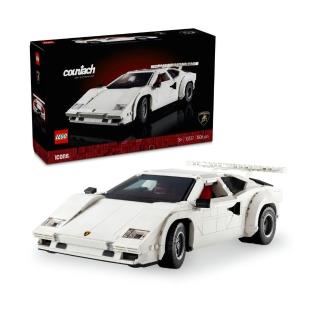 【LEGO 樂高】Icons 10337 Lamborghini Countach 5000 Quattrovalvole(藍寶堅尼 超跑 汽車模型 玩具模型)