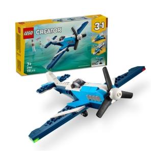 【LEGO 樂高】創意百變系列3合1 31160 飛行器：競技飛機(DIY積木 交通工具玩具 兒童玩具 禮物)
