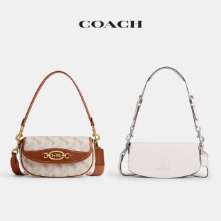 【COACH】蔻馳官方直營 ANDREA/HARLEY馬車圖案印花 23號單肩包 斜揹包-多色可選(CT757)