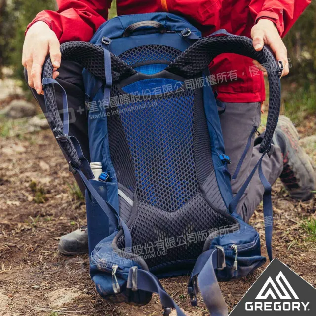【Gregory官方直營】45L ZULU 登山背包 火山黑 榮光藍 牧草綠(抗撕裂 耐用 登山包 多日登山 水袋包)