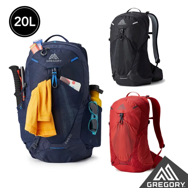 【Gregory官方直營】20L MIKO 多功能 登山背包 登山包 單日登山包(抗撕裂 耐用 健行 水袋 舒適背負)