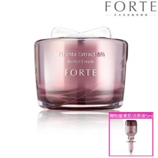 【FORTE】臺塑生醫6%精純胎盤素肌活乳霜55ml(贈50%精純胎盤素肌活原液5ml)