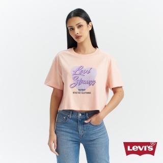 【LEVIS】女款 圓領短袖 短版短袖 短t 人氣新品 003SS-0000