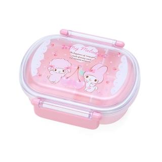 【SANRIO 三麗鷗】橢圓雙扣便當盒 美樂蒂 櫻桃
