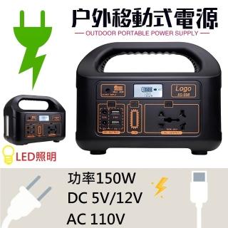 【FJ】大容量液晶顯示戶外移動電源TN51(露營電源 150W 戶外電源 移動式電源 儲能電源 停電電源 AC110V)