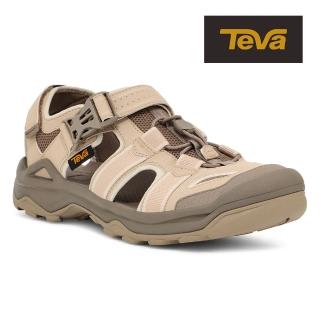 【TEVA】男涼鞋 水陸兩棲護趾戶外涼鞋/雨鞋/水鞋 Omnium 2 原廠(胡椒白-TV1019180WPPP)