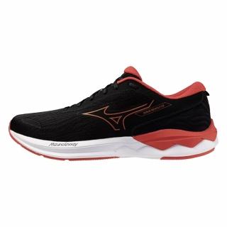 【MIZUNO 美津濃】慢跑鞋 男鞋 運動鞋 緩震 REVOLT 黑紅 J1GC231442