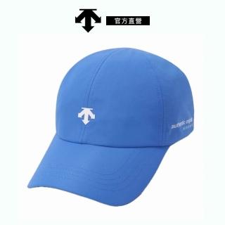 【DESCENTE】迪桑特 RUNNING BASIC BALL CAP 老帽 棒球帽 中性 運動帽(藍色)