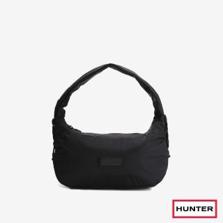 【HUNTER】Travel 輕量側抽繩Hobo包(黑色)