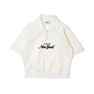 【MLB】女版短袖T恤 Varsity系列 紐約洋基隊(3FRSV1153-50IVS)