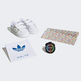 【adidas 愛迪達】Superstar Led Lights Cf I 小童 運動休閒鞋 舒適 LED 白(JI0511)