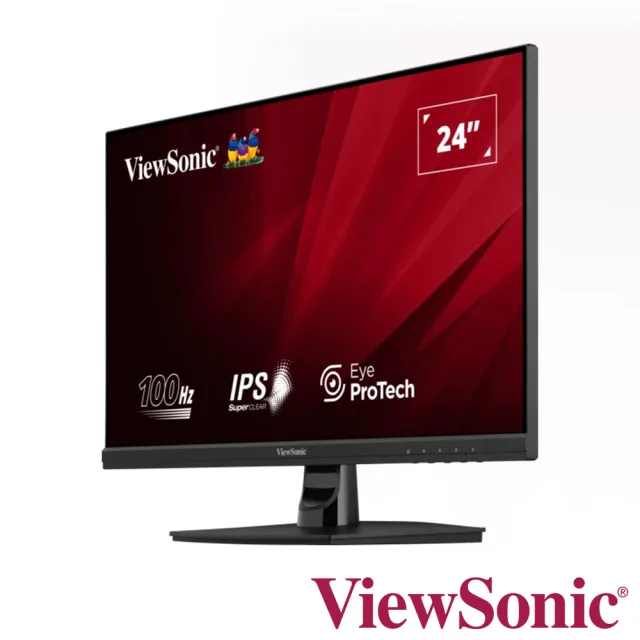 【ViewSonic 優派】VA2414-H 24型IPS FHD 100Hz無邊框螢幕(可壁掛/4ms)