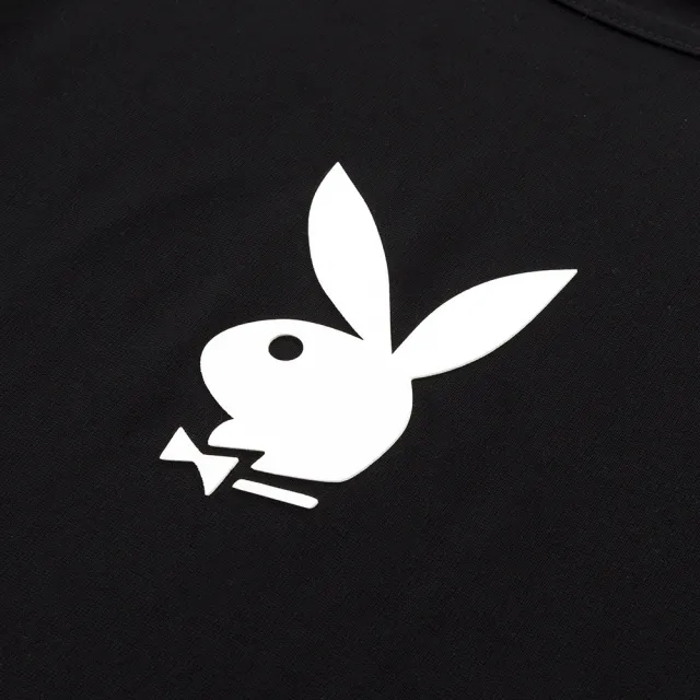【PLAYBOY】天絲羅馬袖蕾絲上衣(黑色)