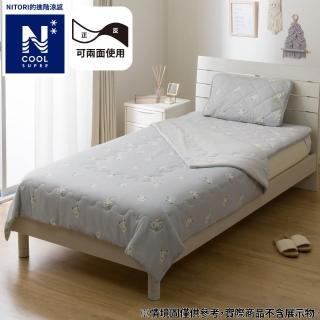 【NITORI 宜得利家居】進階涼感 涼被 N COOL SP TEDDY BEAR 單人 S25(進階涼感 涼感 涼被 N COOL)