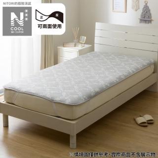 【NITORI 宜得利家居】極致涼感 保潔墊 N COOL WSP LEAF 雙人加大 S2514(極致涼感 涼感 保潔墊 墊)