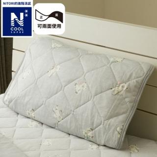 【NITORI 宜得利家居】進階涼感 枕頭保潔墊 N COOL SP TEDDY BEAR S25(進階涼感 枕頭保潔墊 枕頭)