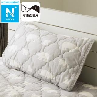 【NITORI 宜得利家居】接觸涼感 枕頭保潔墊 N COOL BEAR S2503(接觸涼感 枕頭保潔墊 枕頭 保潔墊)