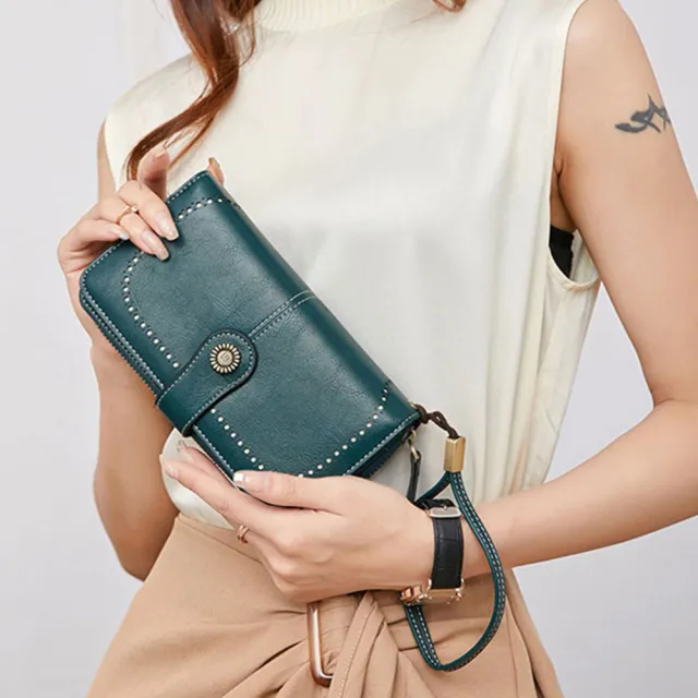 【MoonDy】錢包 皮包 錢包女 拉鍊錢包 長夾女生 大容量超能裝 手機錢包 女長夾 黃色長夾