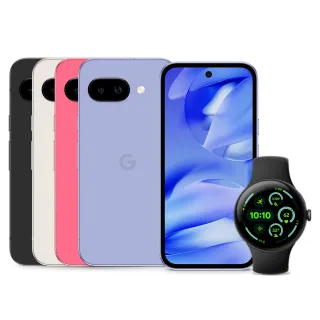 【Google】Pixel 9a 5G 6.3吋(8G/128G/Tensor G4/4800萬鏡頭畫素/AI手機) Pixel Watch3 45mm BT版