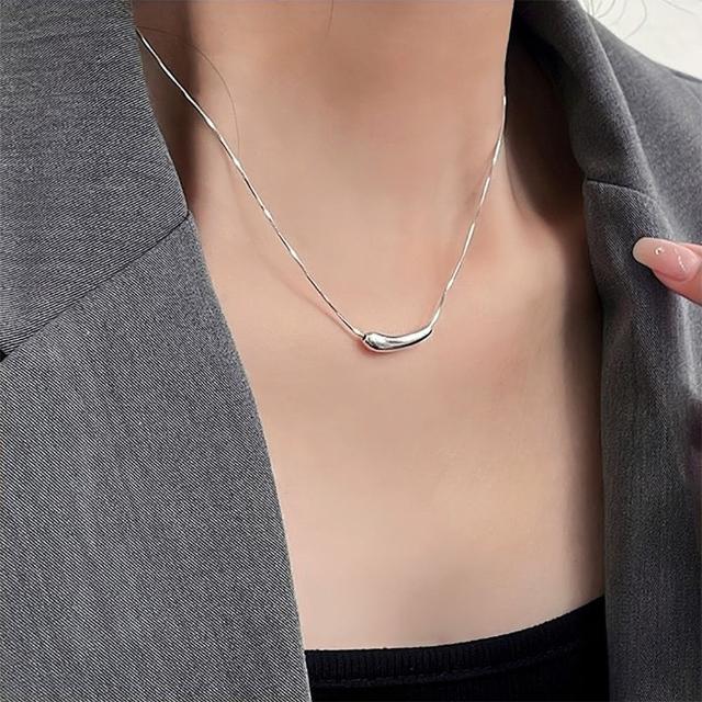 【KT DADA】母親節禮物 925純銀項鍊 女生項鍊 韓國項鍊 抗過敏項鍊 女朋友禮物 正韓項鍊 不掉色項鍊 正韓飾