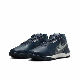 【NIKE 耐吉】Nike LeBron NXXT Gen AMPD EP 籃球鞋 藍銀 FJ1567-400(詹皇 軍校藍 包覆 緩震)