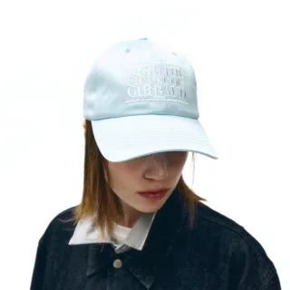 【MARITHE FRANCOIS GIRBAUD】官方旗艦 經典LOGO緞面棒球帽 MFG(天藍色)