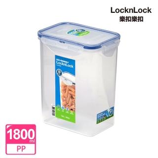 【LocknLock 樂扣樂扣】PP高筒保鮮盒 1.8L/長方形