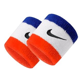 【NIKE 耐吉】SWOOSH 紅白藍色運動腕帶護腕 速乾吸濕排汗透氣材質 籃球網球羽球棒球重訓(N0001565620OS)