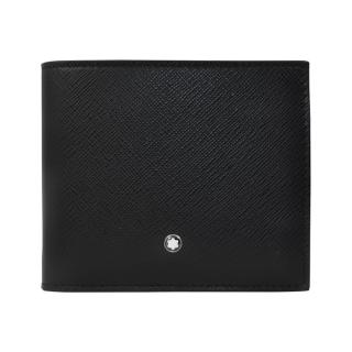 【MONTBLANC 萬寶龍】展示品 匠心系列 8卡式皮夾 黑色(130317 BK)