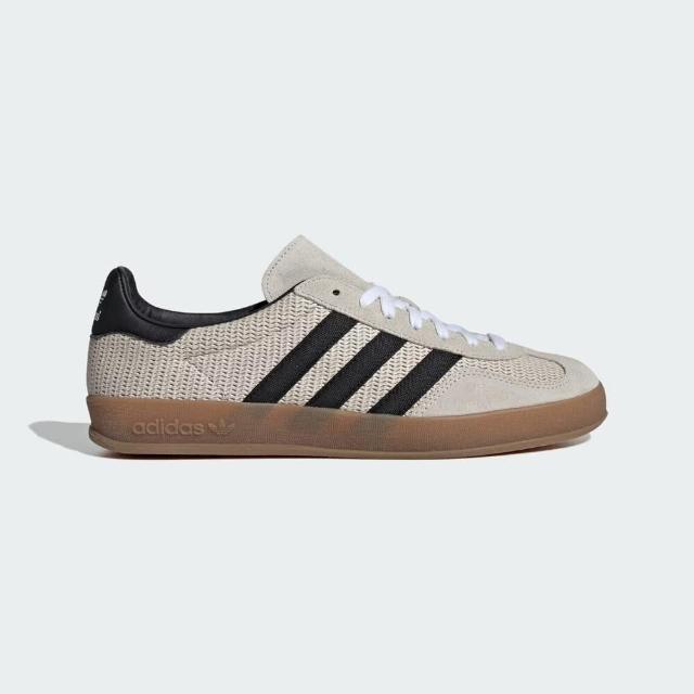 【adidas 愛迪達】Gazelle Indoor 男 運動休閒鞋 德訓鞋 復古 穿搭 舒適 灰 黑(IH4769)