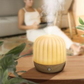 【Les nez 香鼻子】陶瓷橡木 香氛水氧機(加濕/擴香/精油/陶瓷木/薰香機)
